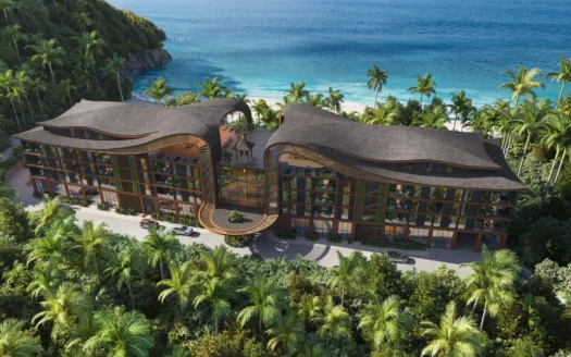 Deluxe 1 BR Apartment, 1st Line Oceanfront Luxury Hotel, Mountain Agung View, Virgin Beach